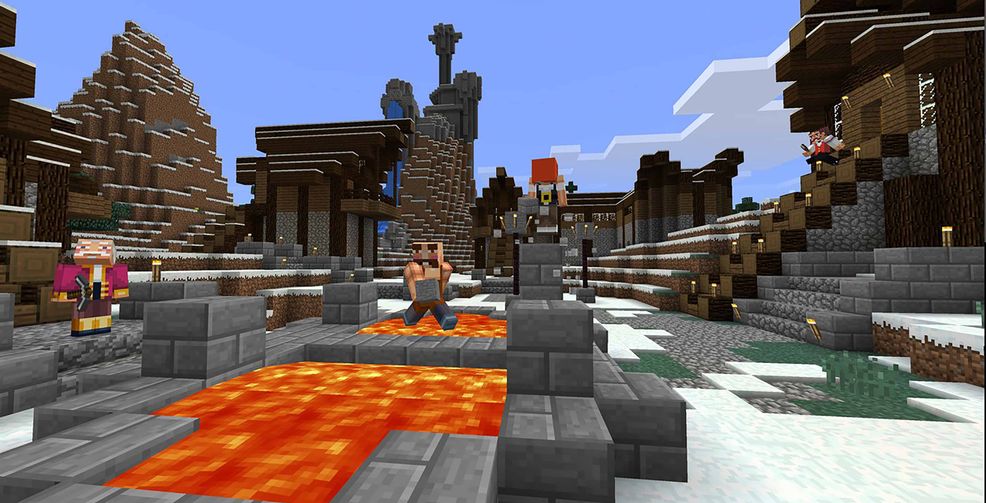 Minecraft lava