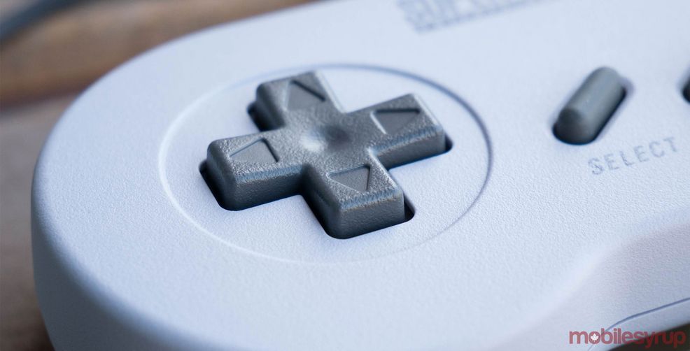 SNES classic controller close-up