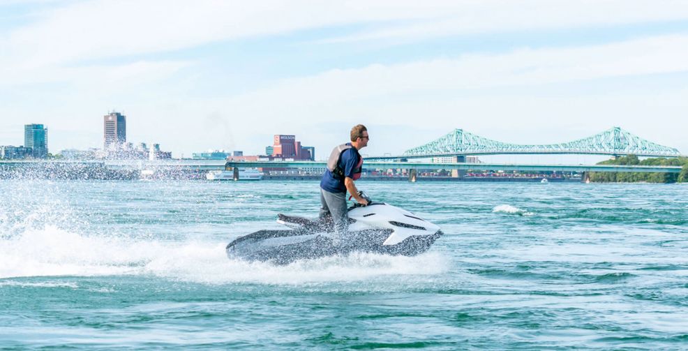 A Montreal-based tech startup is building electric jet skis