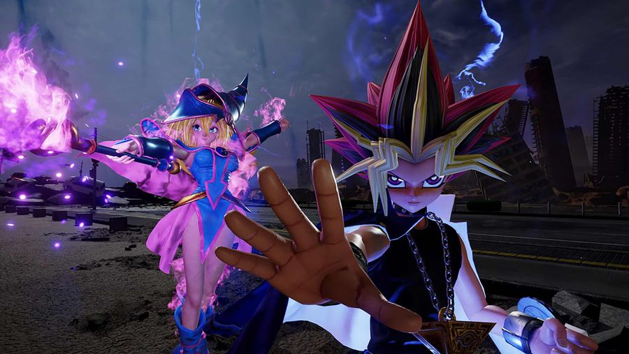 Yugi and Dark Magician Girl in Jump Forcce