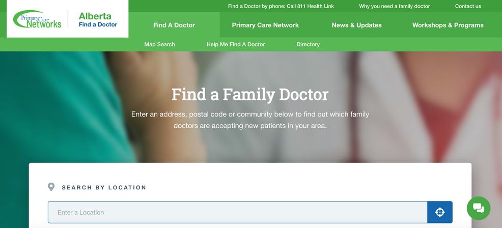 New provincial website lets Albertans find a family doctor online