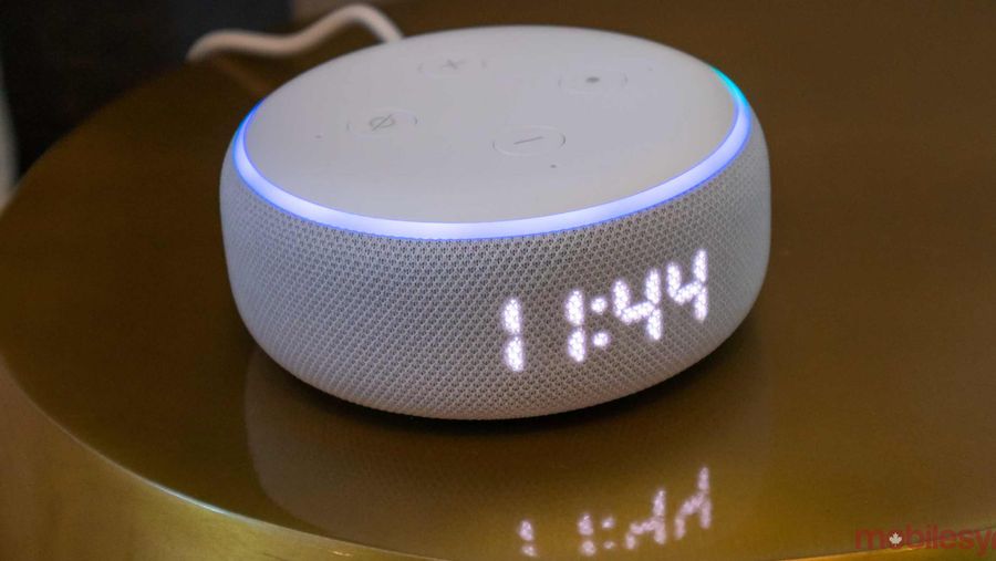 Amazon Echo Dot with Clock