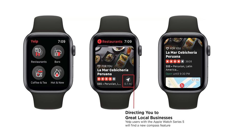 Apple Watch Yelp