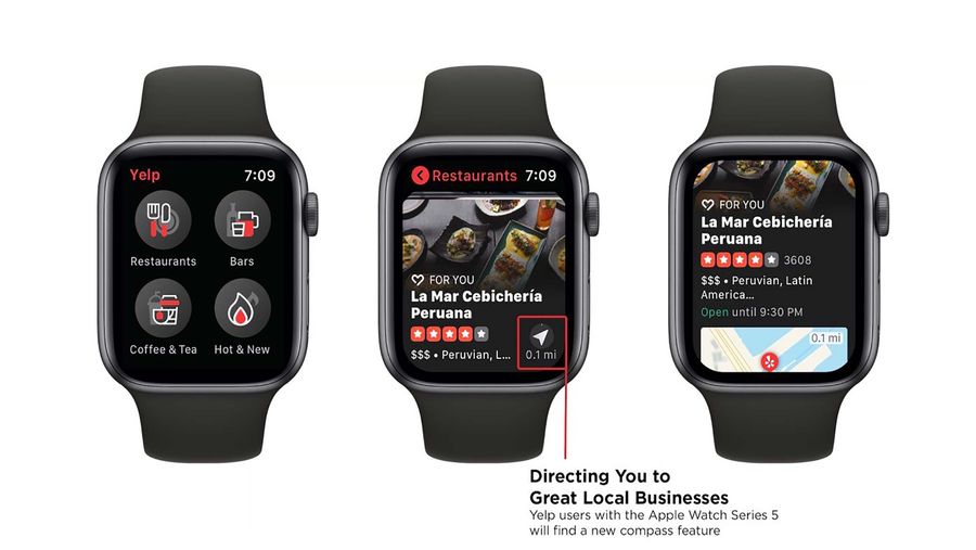 Apple Watch Yelp