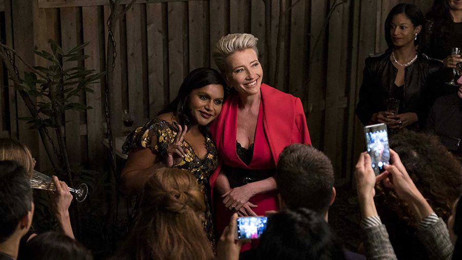 Mindy Kaling and Emma Thompson in Late Night
