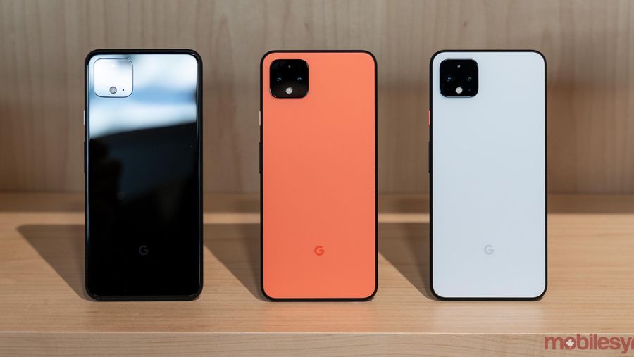 Pixel 4 colours