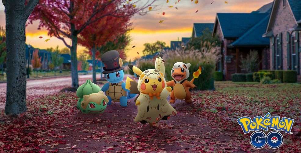 Pokémon Go celebrates Halloween with Darkrai and costumed monsters