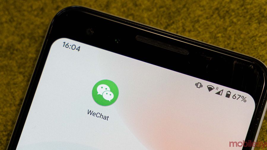 WeChat app on Android