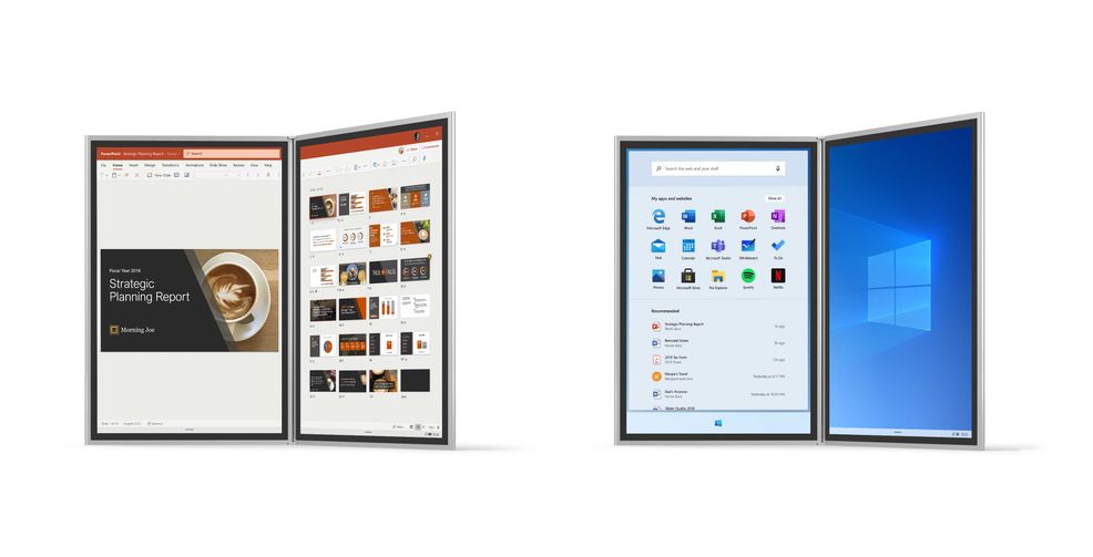 Microsoft says ASUS, Dell, HP and Lenovo are making dual-screen Windows 10X PCs