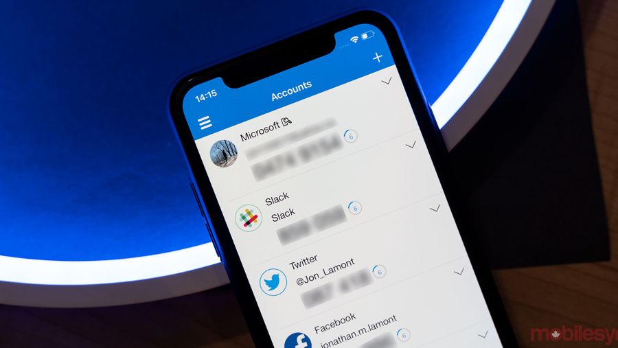 Microsoft Authenticator 2FA app