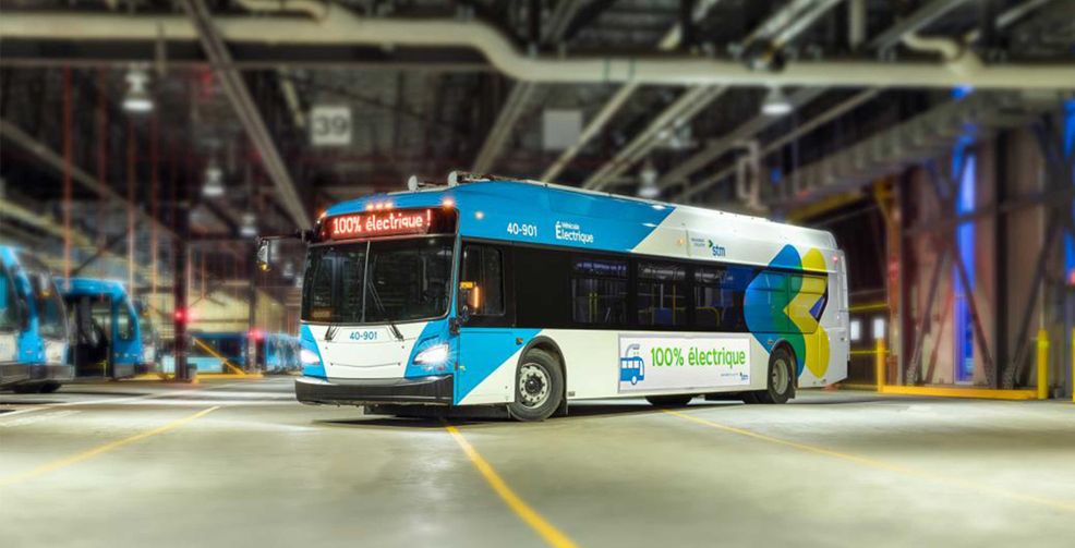 Montreal transit begins testing all-electric long-range bus