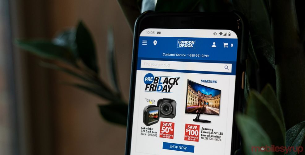 London Drugs now offers same-day delivery in Western Canada, reveals Black Friday deals