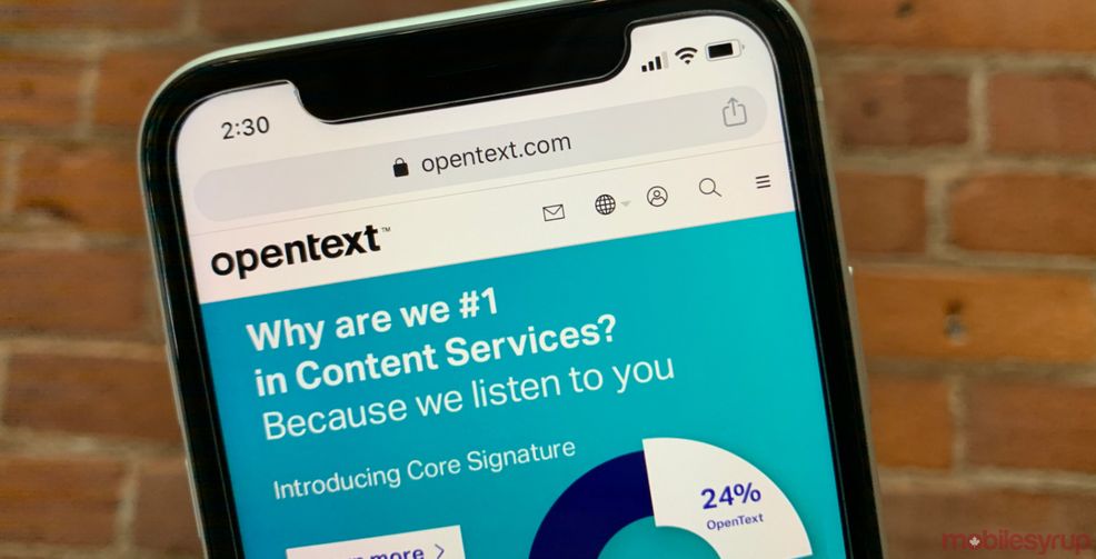 Waterloo-based OpenText to purchase cloud security firm Carbonite