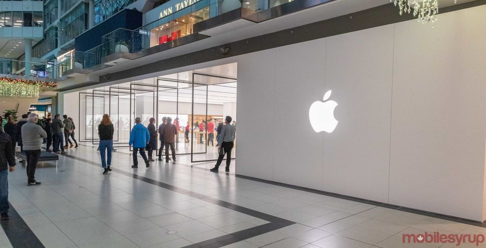 Apple opens new store in Toronto’s Eaton Centre mall