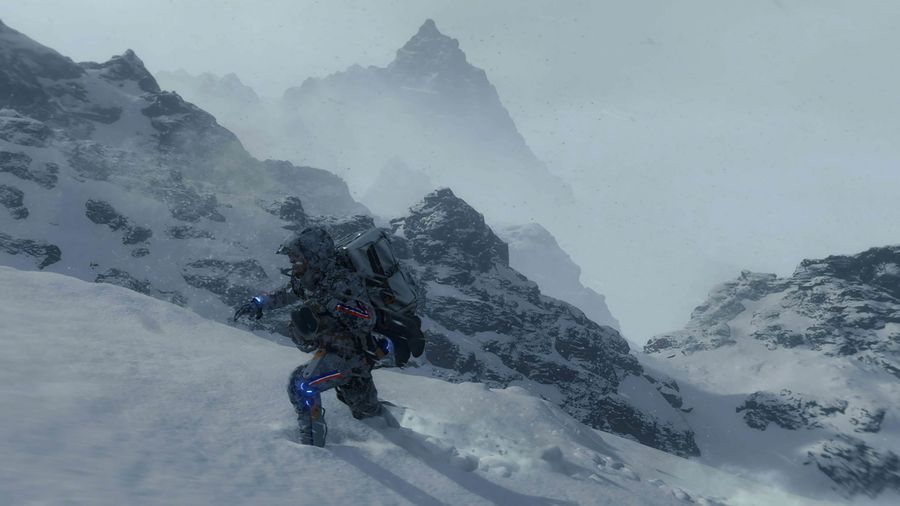 Death Stranding snow