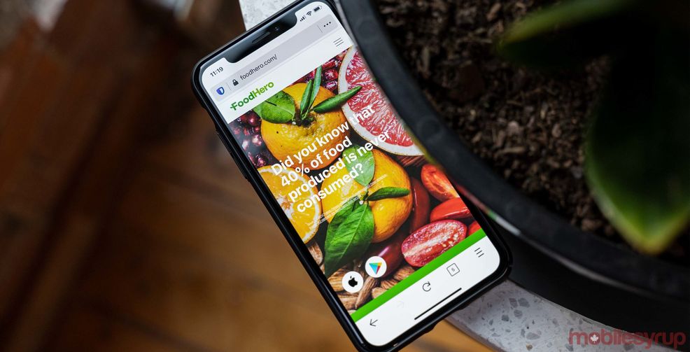 FoodHero website