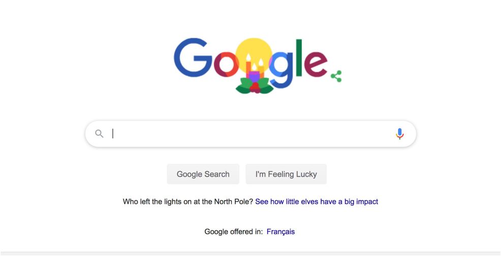 Google celebrates the holidays with new Doodle