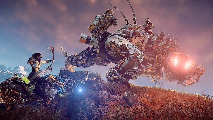 Horizon: Zero Dawn Aloy vs. robot