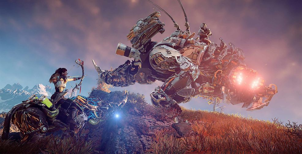 Horizon: Zero Dawn Aloy vs. robot