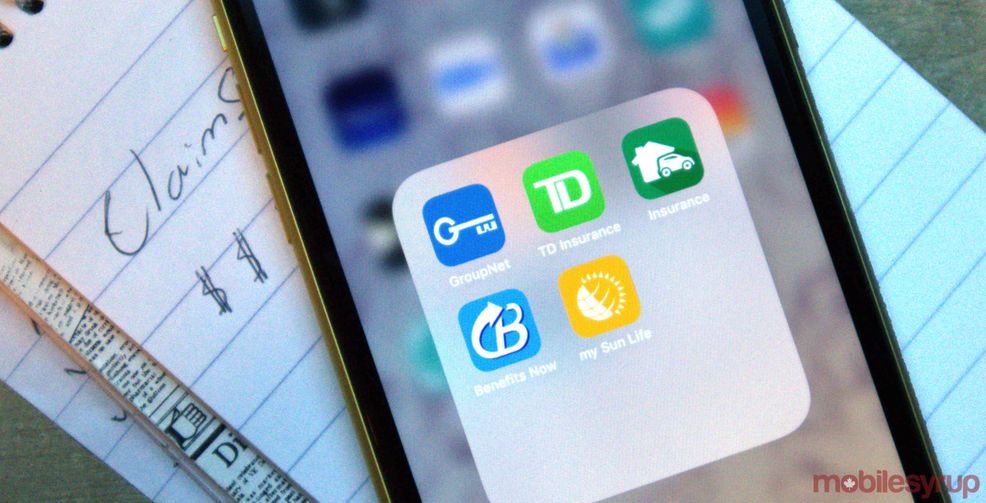 Insurance companies have apps and they make expense claiming a breeze