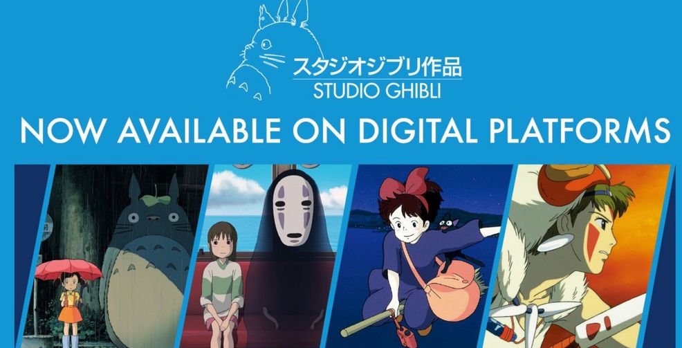 Studio Ghibli films are now available on major digital platforms in Canada