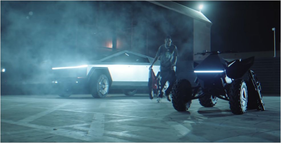 Tesla’s Cybertruck featured in Travis Scott’s latest music video