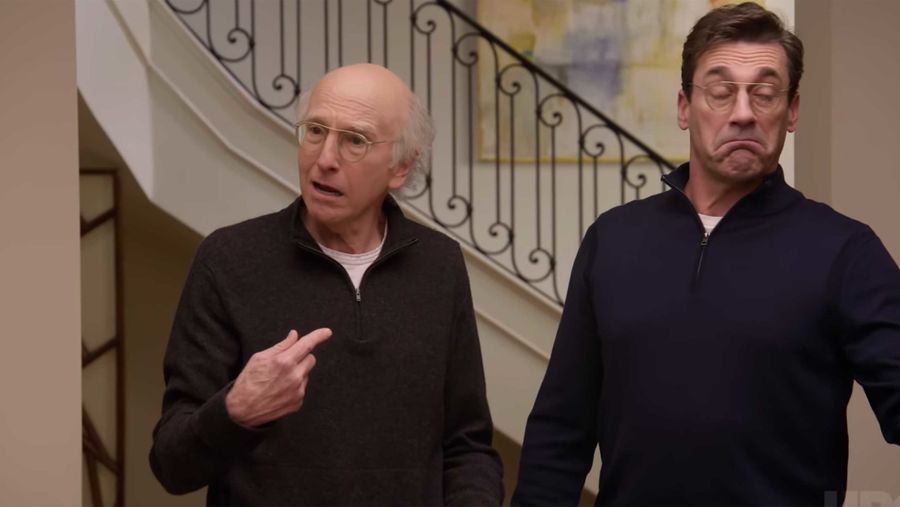 Curb Your Enthusiasm Larry David and Jon Hamm