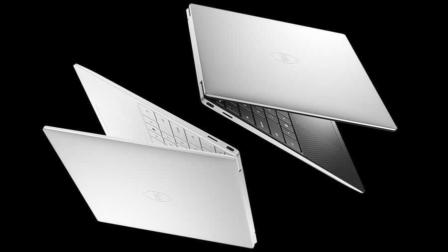 Dell XPS 13 2020 in black and white