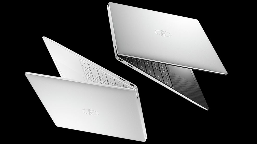 Dell XPS 13 2020 in black and white