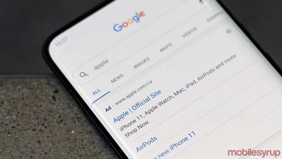 Google search
