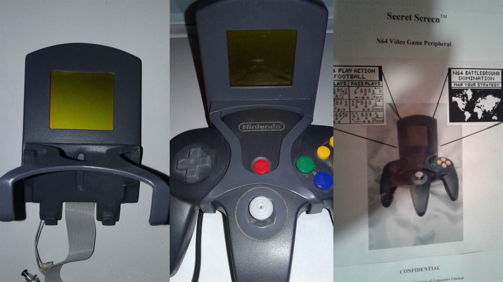 Nintendo 64 prototype accessory adds Dreamcast VMU-like screen to the retro console’s gamepad
