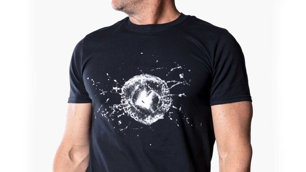 Tesla drops $45 T-shirt with the shattered Cybertruck window on it