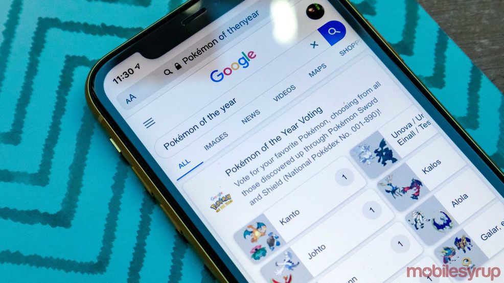 Google is asking the world to vote for the Pokémon of the year