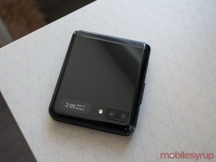 Galaxy Z Flip folded shut
