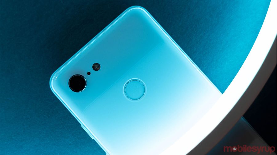 Pixel 3 fingerprint sensor