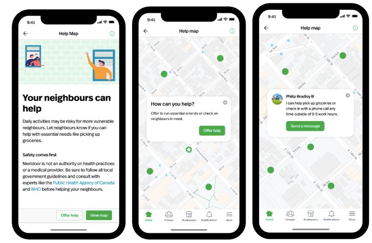 Nextdoor launches interactive ‘Help Map’ feature amid COVID-19 outbreak