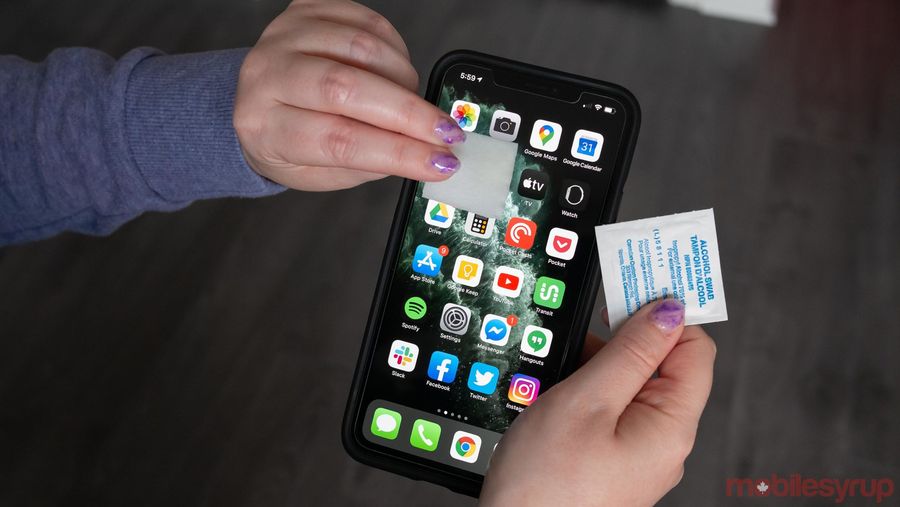 Clean your phone