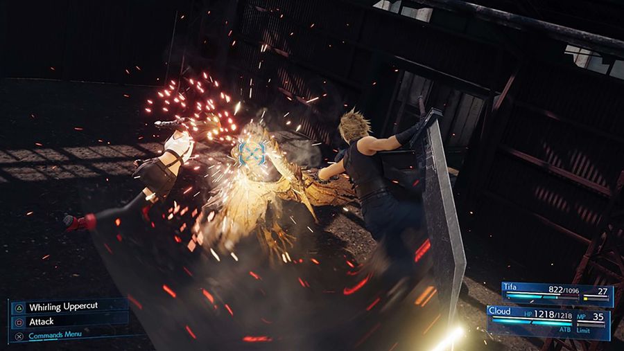 Final Fantasy VII Remake Cloud and Tifa