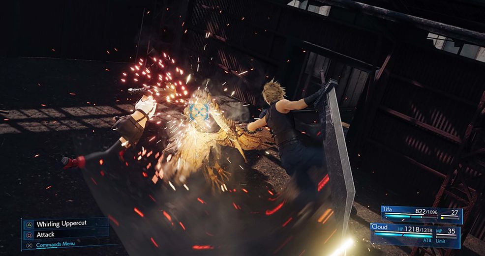 Final Fantasy VII Remake Cloud and Tifa