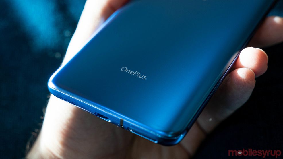 OnePlus logo on the OnePlus 7 Pro