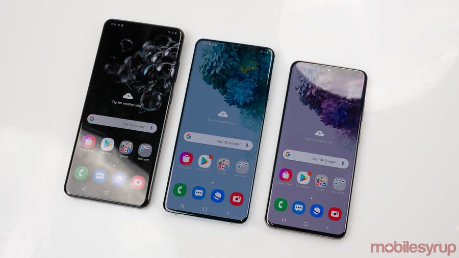S20, S20+, S20 Ultra