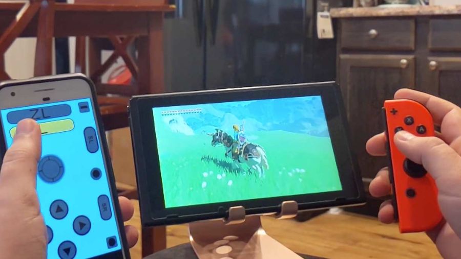 Nintendo Switch app phone Joy-Con
