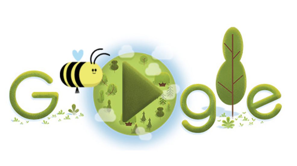 Google Doodle kicks off Earth Day celebration with an educational game about honeybees