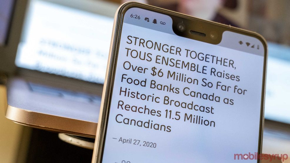 Stronger Together TV special raised over $6 million for Canadian food banks