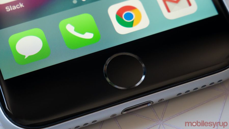 iPhone SE button