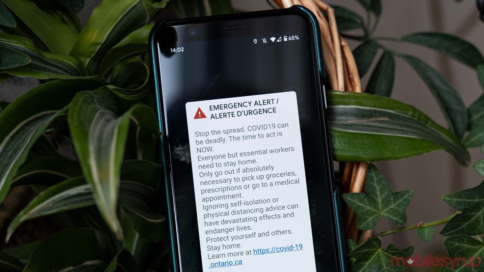 Ontario issues second COVID-19 emergency alert warning people to stay home