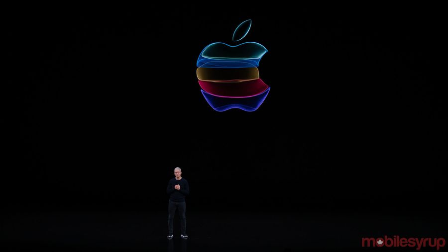 Tim Cook during iPhone 11 series reveal keynote