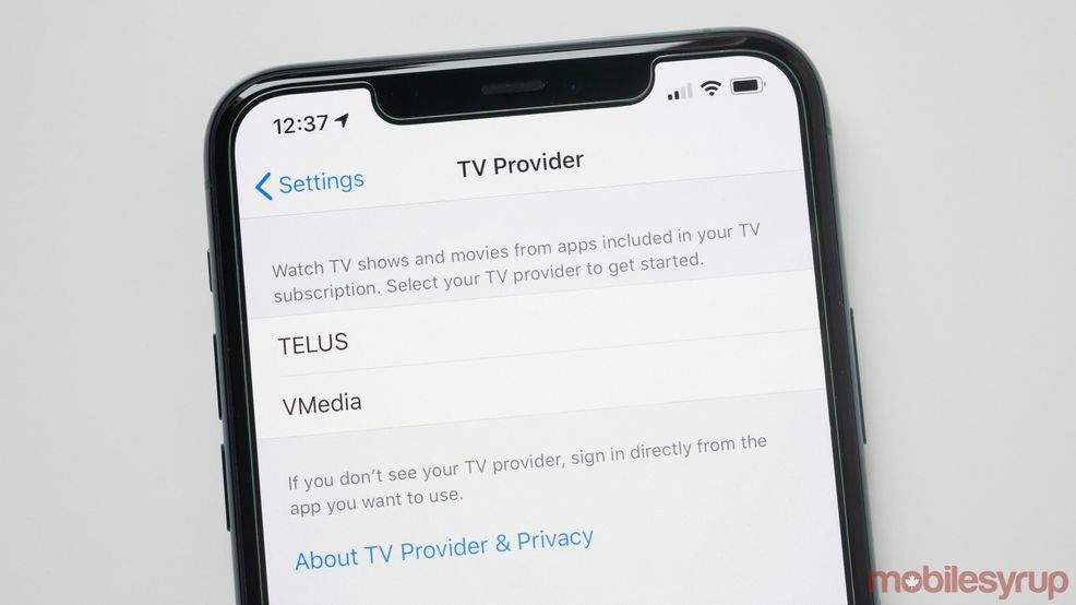 Telus’ Optik TV is now part of Apple’s single sign-on feature