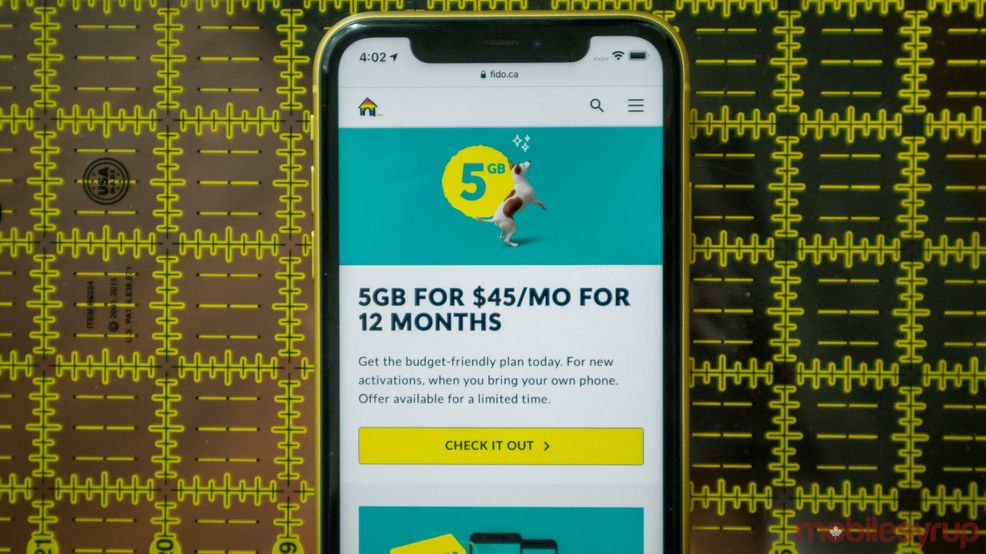 Get 5GB of data for $45 per month with Fido’s latest deal