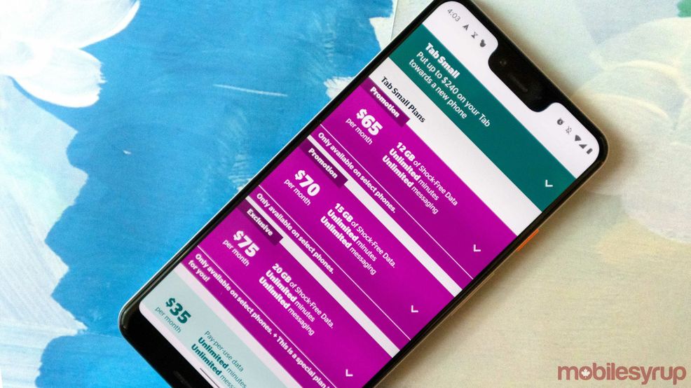 Koodo offering some subscribers $65/12GB and $75/20GB plans